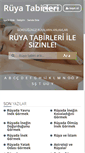 Mobile Screenshot of e-ruyatabirleri.com